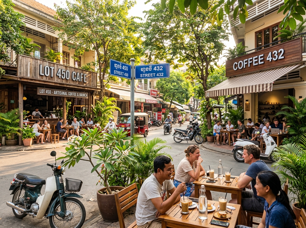 តំបន់ហាងកាហ្វេ & អាហារចម្រុះ